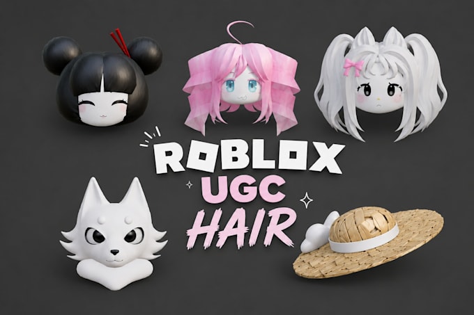 create custom roblox anime hair models