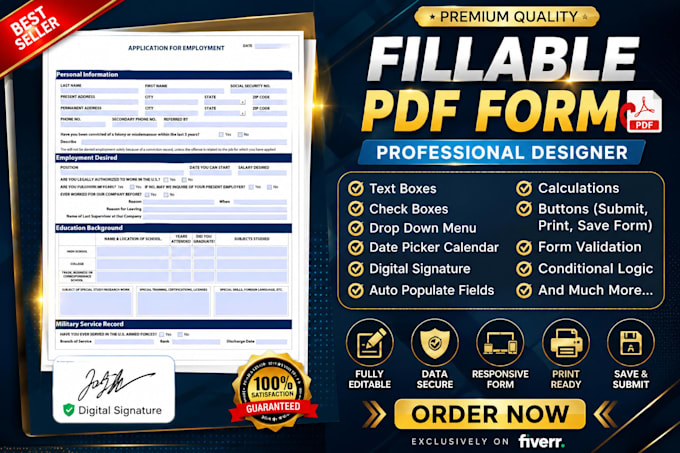 create fillable pdf form