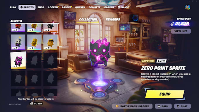 delivier you the most rare sprite zero point mythic