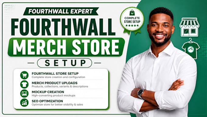 create, design, redesign and optimize your fourthwall merch store