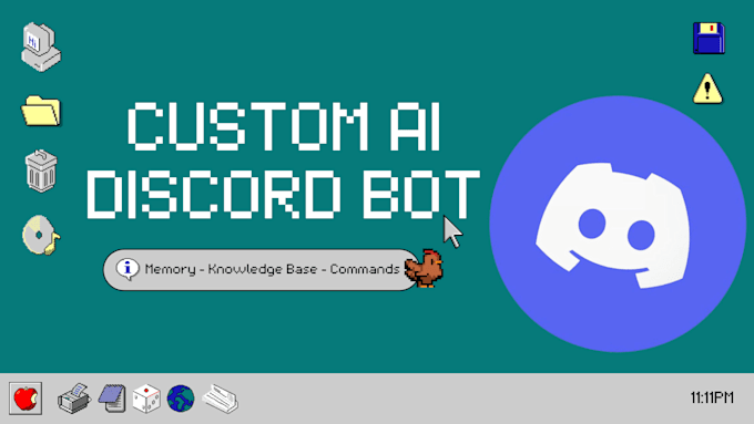 build a smart ai discord bot trained on your own data