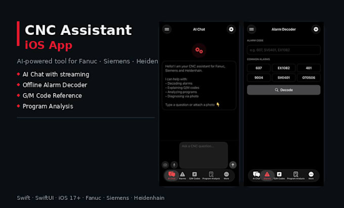 ios application for you and web pages with backend