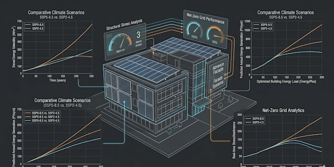 analyze building energy, climate, and engineering simulation data