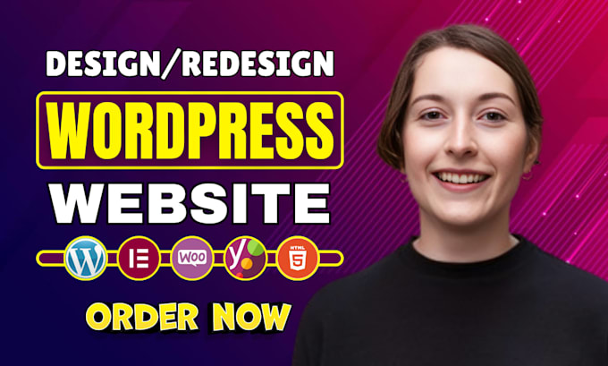 create wordpress website design, redesign, build wordpress website development