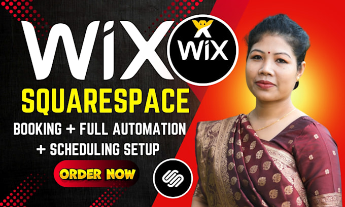 do wix or squarespace booking features with full automation and scheduling