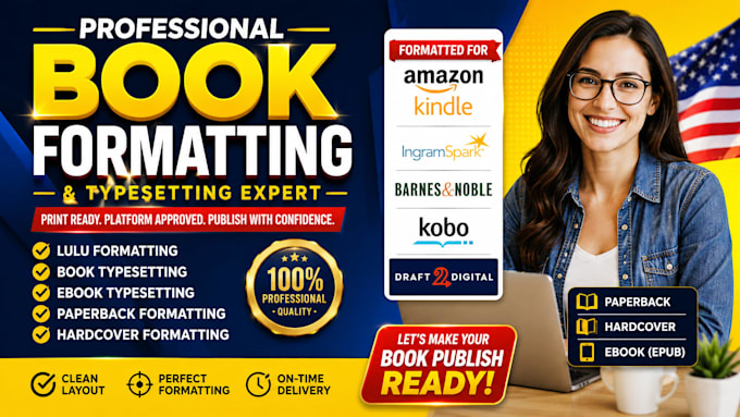 do lulu book formatting, book typesetting, ebook and paperback formatting