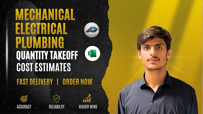 provide mep takeoff, quantity and cost estimate