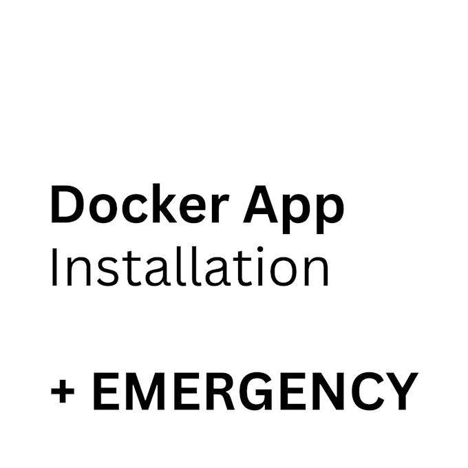 fix your docker app