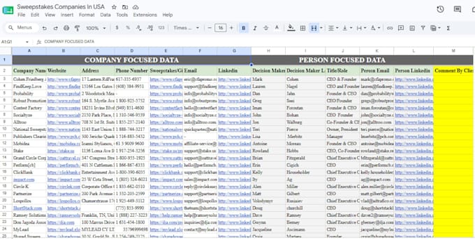 provide verified startup founder leads