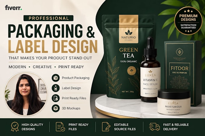 design professional packaging and label design