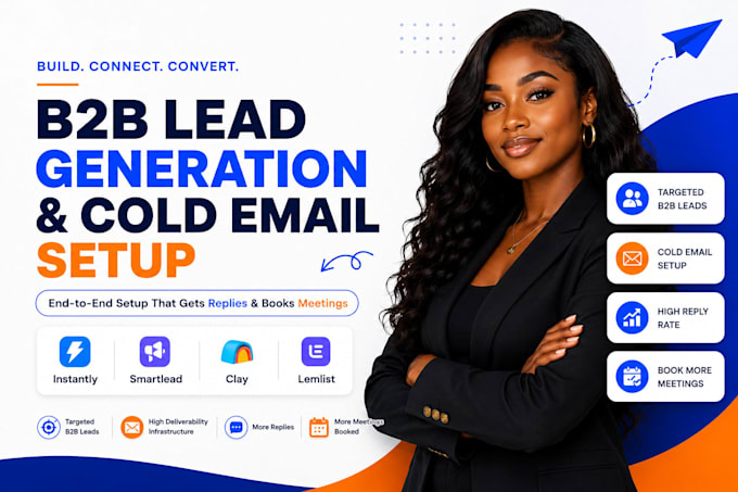 targeted b2b lead generation cold email outreach on clay com instantly smartlead