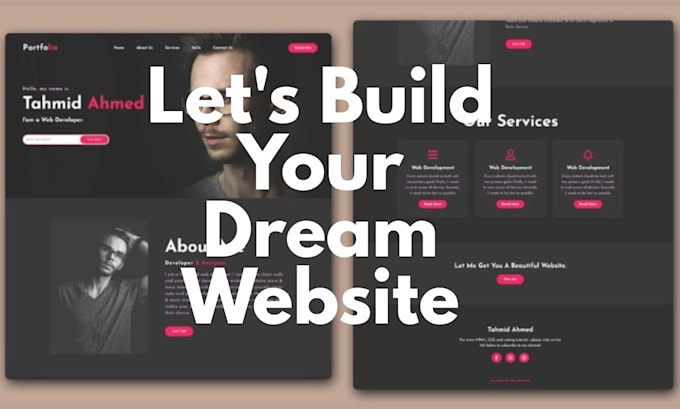 build a custom website based on your requirements