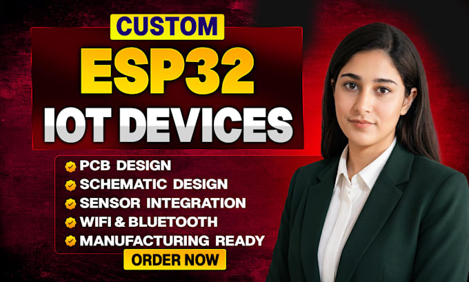 design esp32 pcb schematic and layout for iot devices