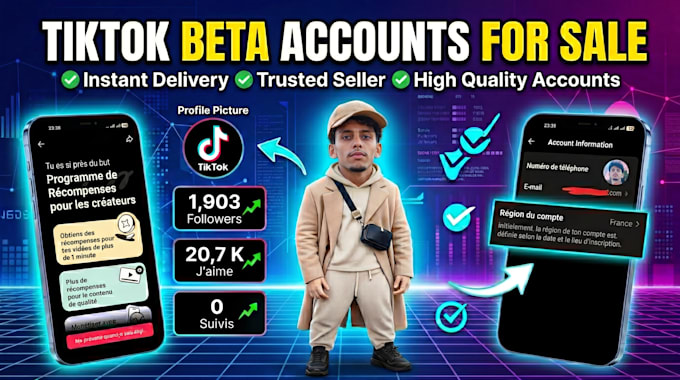 create a tiktok beta account to monetize it
