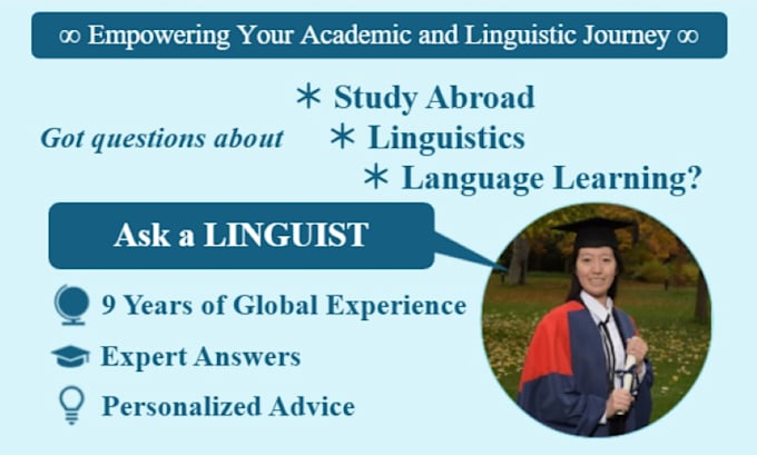 answer your questions as a linguist and study abroad mentor