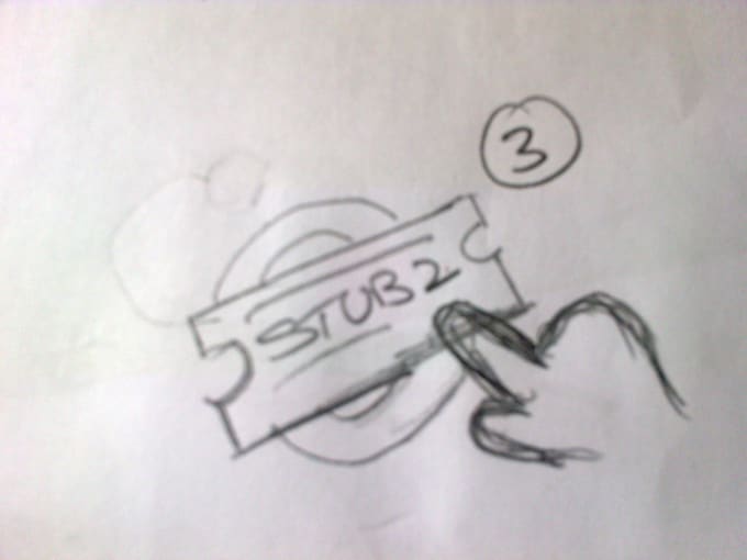 sketch a draft of your logo