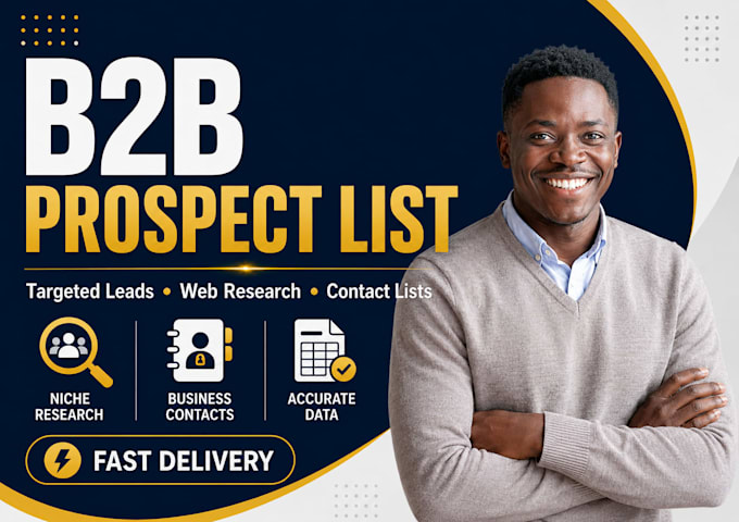 set up ai and python automations to build verified b2b lead lists