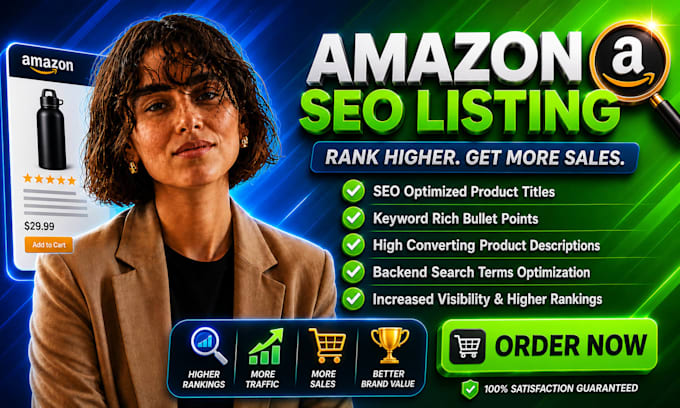 write SEO amazon listing with bullet points and backend keywords fast