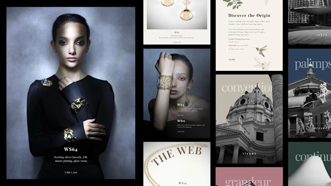 design luxury posters and promotional graphics
