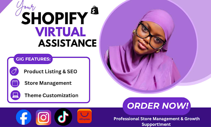 be your shopify virtual assistant