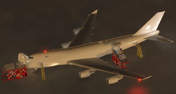 create simulator ready aircraft models with pbr texture for msfs 2024 and xplane