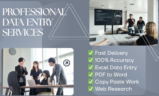 provide data entry and PDF conversion