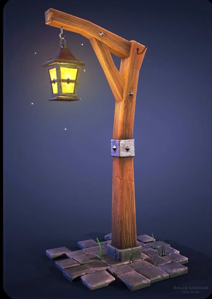 create low poly 3d models