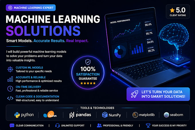 build machine learning models for prediction and classification