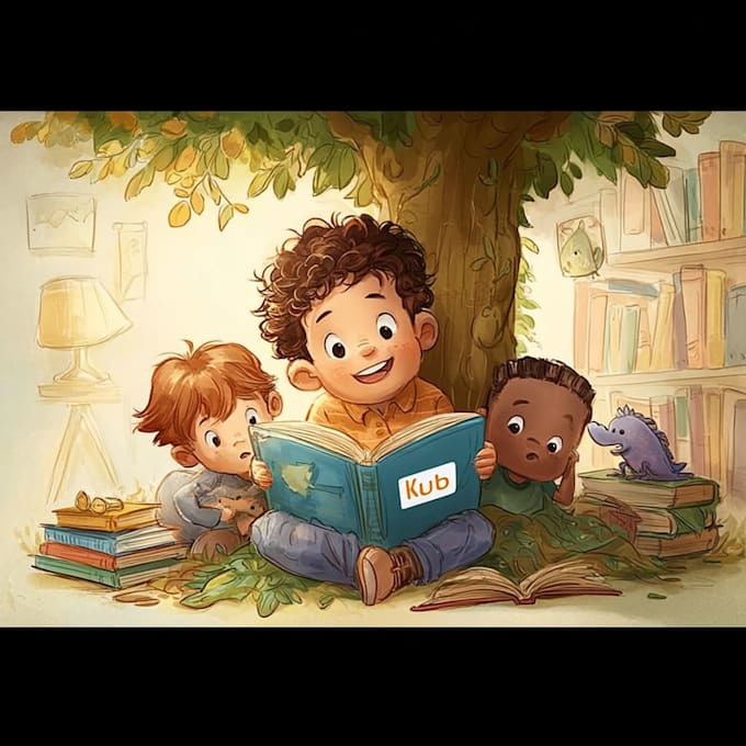 illustrate childrens book pages for you