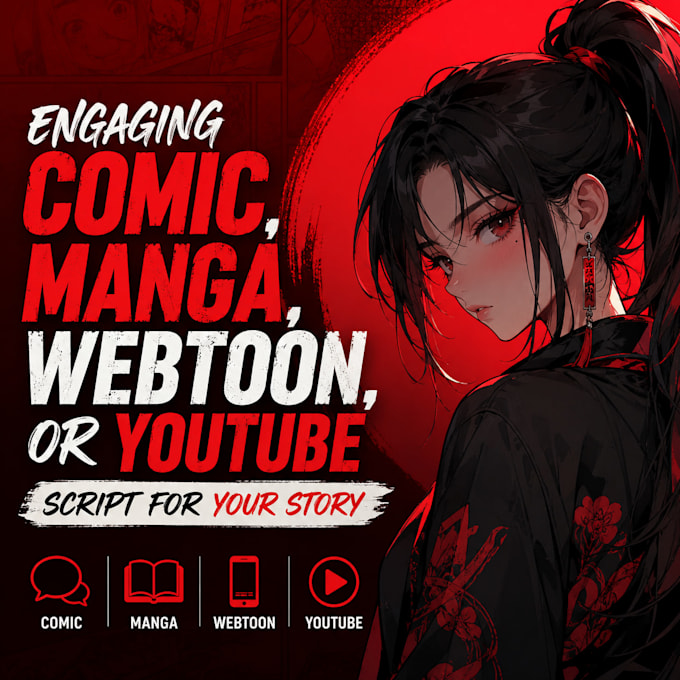 write a short script for your comic, manga, webtoon, or youtube video