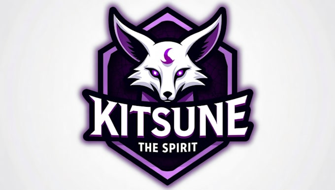 create an awesome kitsune head mascot logo in 24 hours