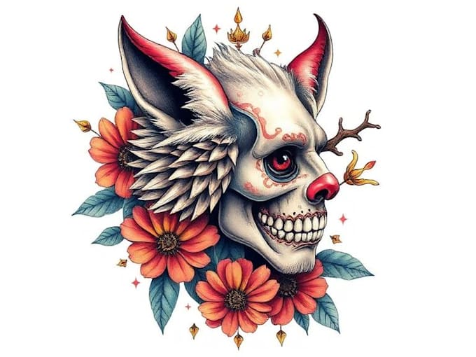 draw a realistic realism tattoo design for you