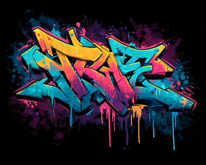 create eye catching graffiti text and logo art