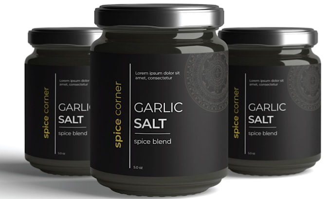 create professional product label design