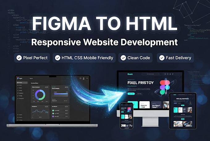 convert figma to HTML CSS bootstrap responsive website