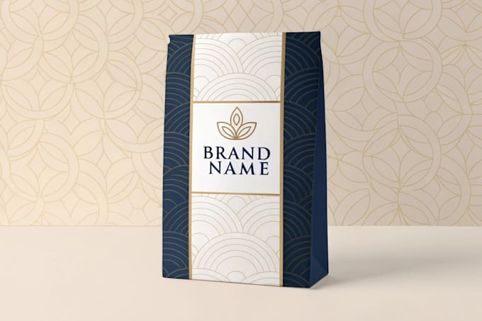design elegant packaging or label for your brand