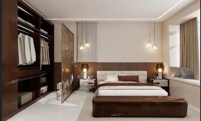 create realistic 3d interior design and room renders