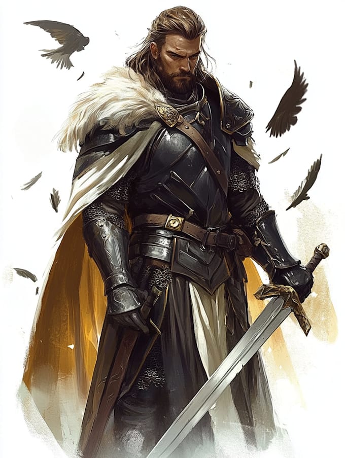 fantasy character and dnd character