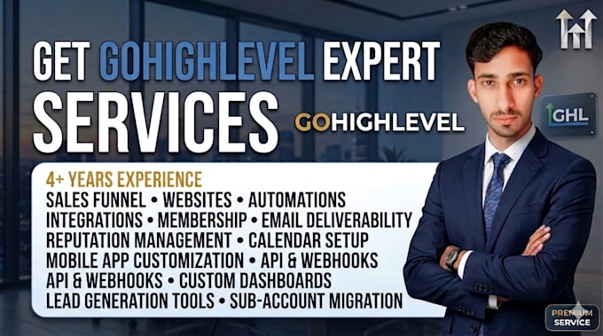 setup gohighlevel CRM, workflows, automation and pipelines