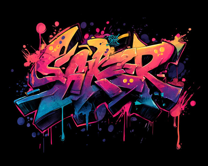 design authentic graffiti logo art for businesses
