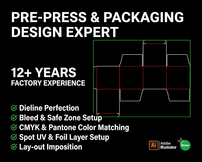 do packaging prepress and design dielines