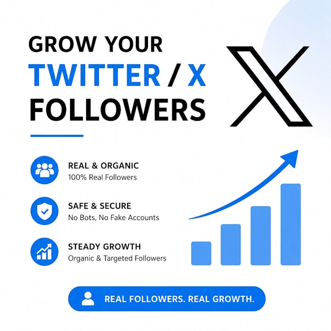 help you gain real and active x twitter followers