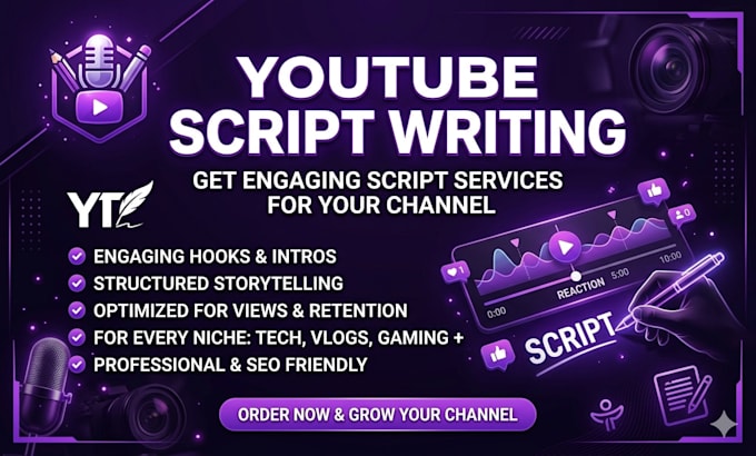 write an engaging youtube script for your channel