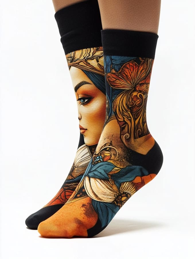 design a unique socks design
