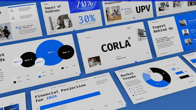 redesign company profile powerpoint presentation, do investor pitch deck slides