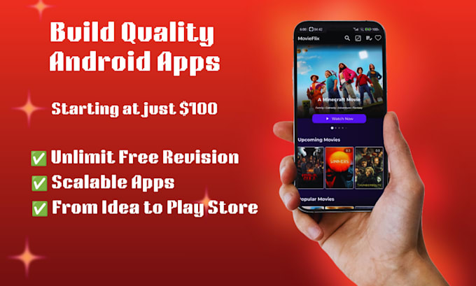 develop professional android app using kotlin or java using jetpack compose