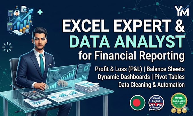 be your expert excel data analyst and financial reporter