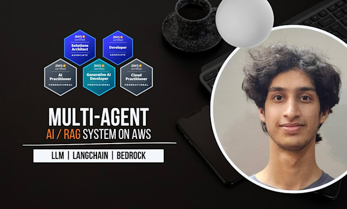 build a custom rag or multi agent ai pipeline using llms, faiss, and AWS bedrock