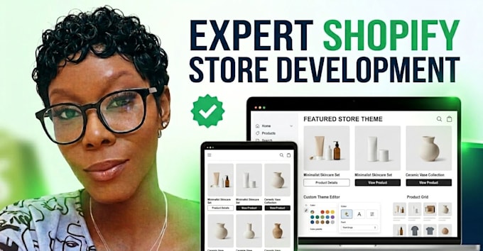 design a responsive shopify store or dropshipping website