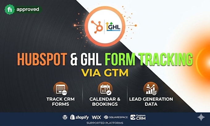 setup hubspot tracking or gohighlevel ghl form tracking via google tag manager